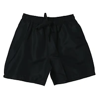 young mens black nylon shorts