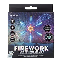 firework music-activated LED light