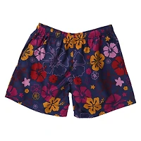 young men's floral swim shorts