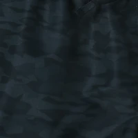 young mens black camo nylon shorts