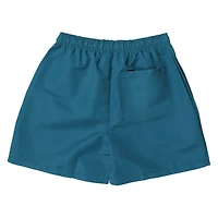 young mens blue nylon shorts