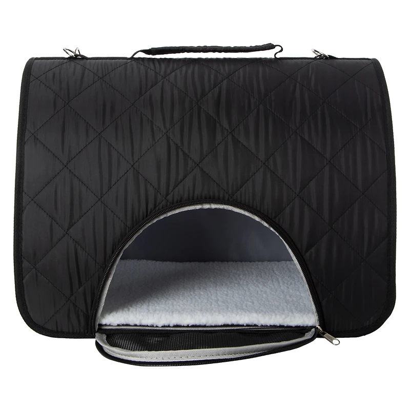 quilted pet carrier bag 17in x 12in