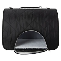 quilted pet carrier bag 17in x 12in