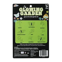 grafix® glowing garden 100+ glow in the dark sticker kit