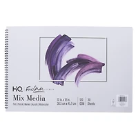 mixed media sketch book 12in x 18in