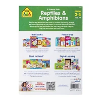 school zone® reptiles & amphibians grades 2-3 science workbook