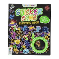 kaleidoscope sticker bomb with over 500 stickers & book