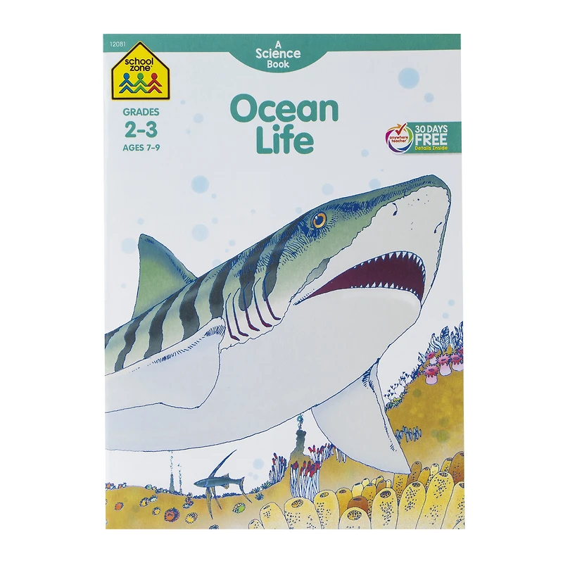 school zone® ocean life science workbook