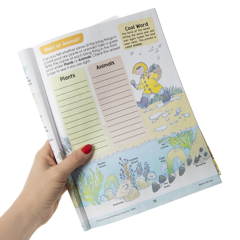 school zone® ocean life science workbook