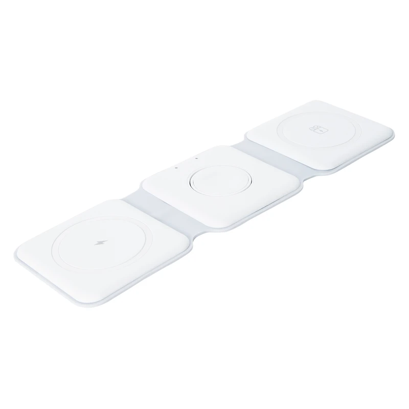 3-in-1 foldable wireless charger for AirPods®, Apple Watch® & phone 17.5W