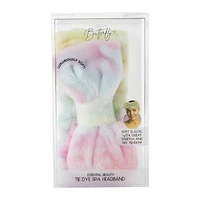 urban butterfly tie-dye spa headband