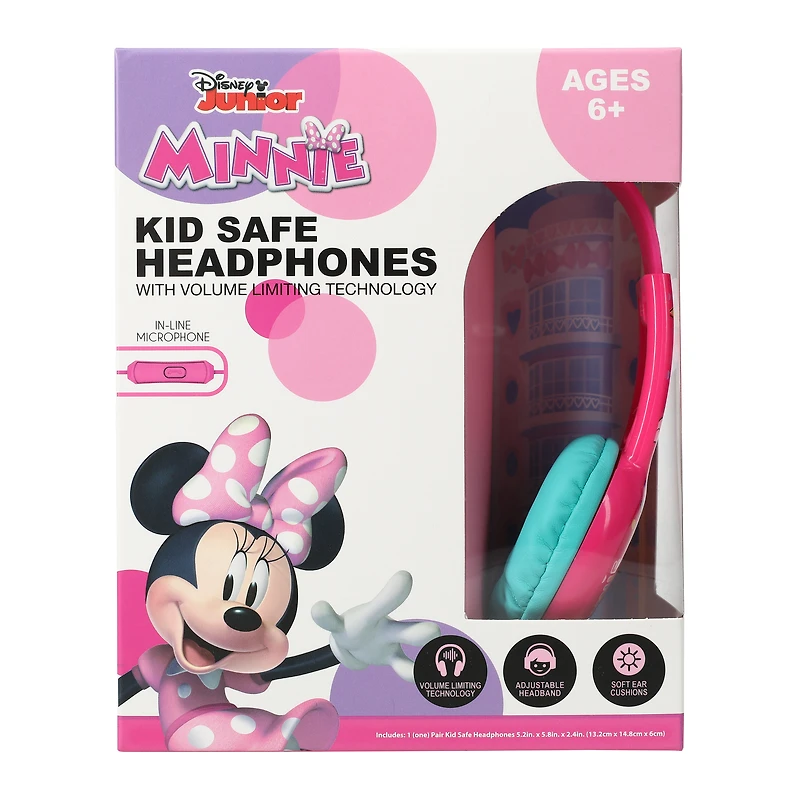 kid safe disney minnie headphones