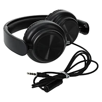 vault wired stereo headphones with mic