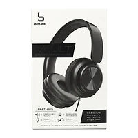 vault wired stereo headphones with mic