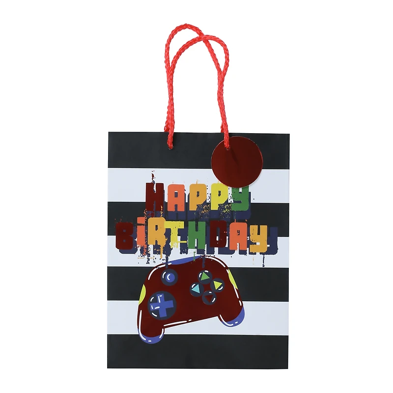 Gamer Medium Print Gift Bag 9in x 7in