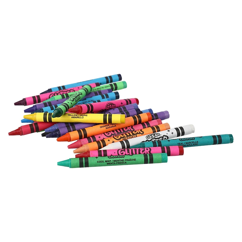 cra-z-art® glitter crayons 24-pack