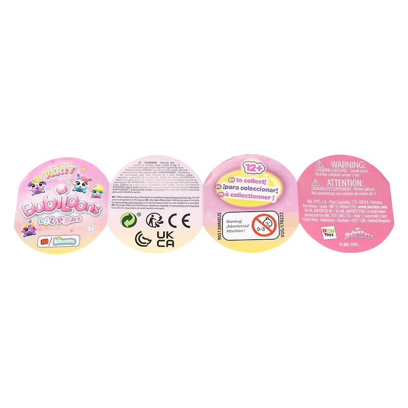 bubiloons lil pops party blind bag
