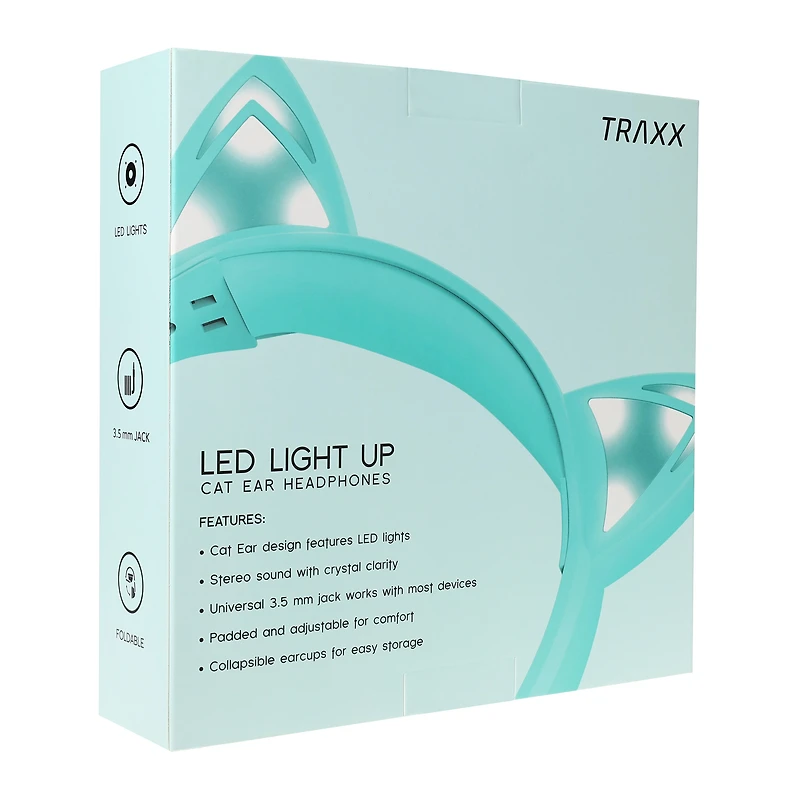 LED light up animal ears headphones