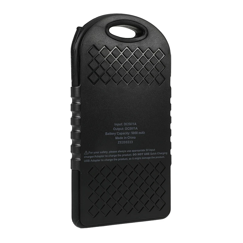 5000mAh Solar Power Bank