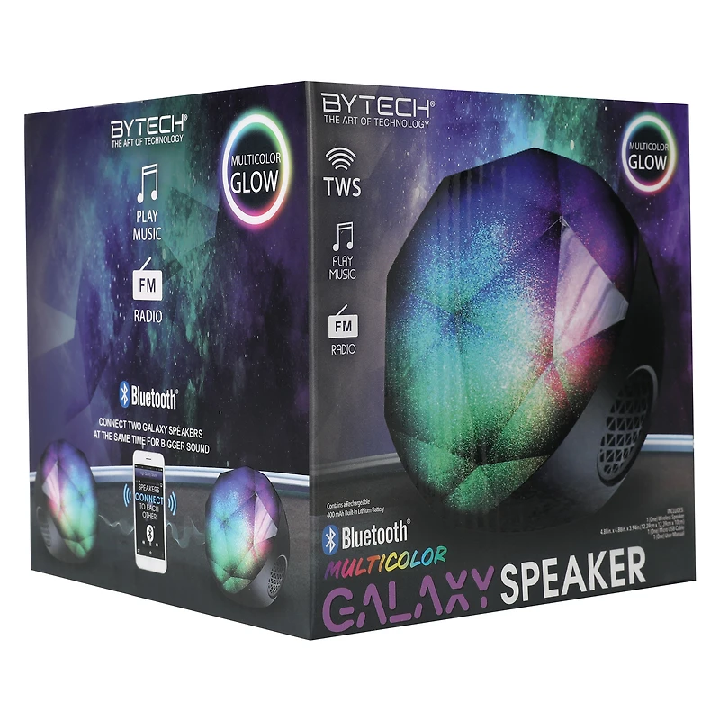Bluetooth® Multicolor Galaxy Speaker