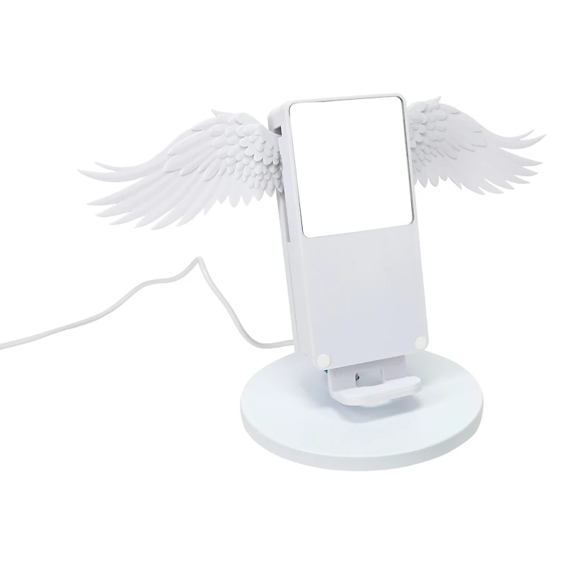 LED angel wing wireless charging stand 5W