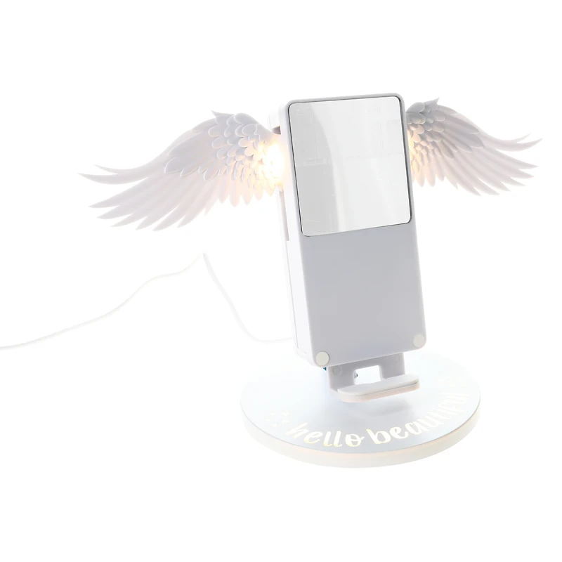 LED angel wing wireless charging stand 5W