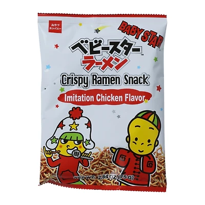 babystar® crispy ramen snack - imitation chicken flavor 2.64oz