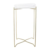 clear accent table 23in x 11.61in