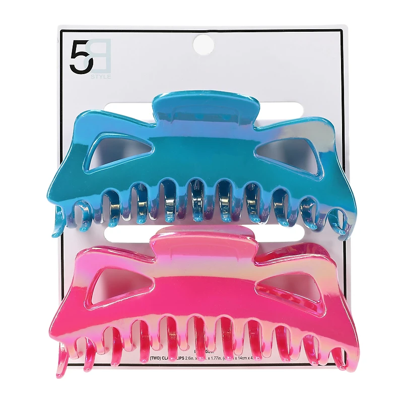 barrel claw clips 2-pack