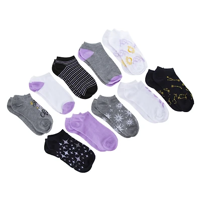 Ladies Ankle Socks 10-Pack
