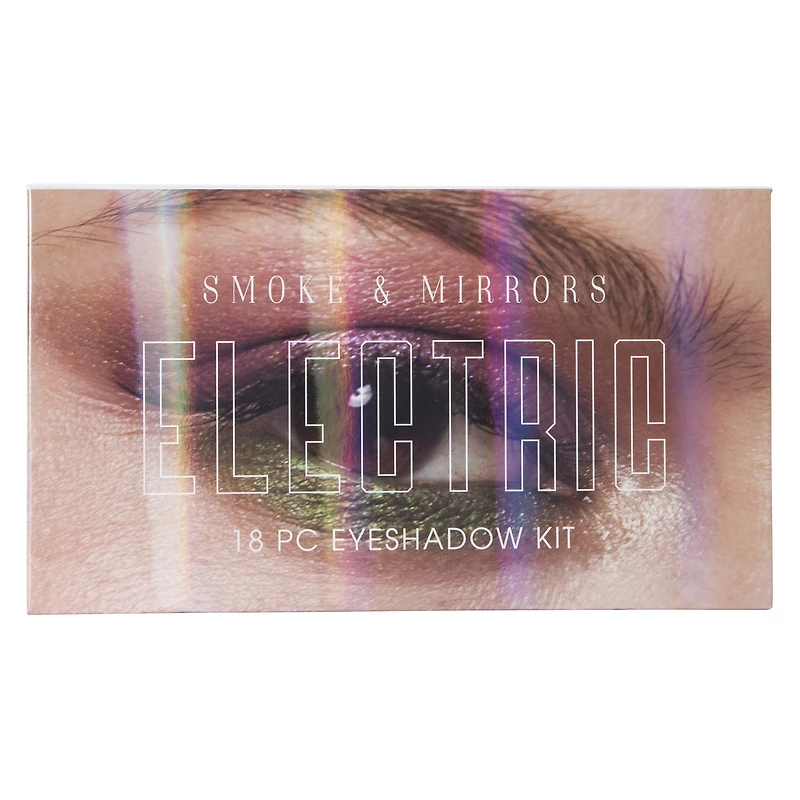 smoke & mirrors electric eyeshadow palette 18-piece