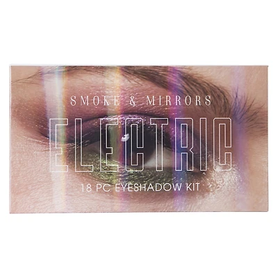 smoke & mirrors electric eyeshadow palette 18-piece