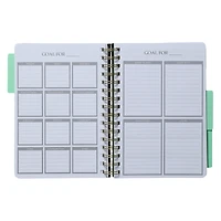 soft-touch spiral planner 5.75in x 8.25in
