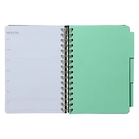 soft-touch spiral planner 5.75in x 8.25in