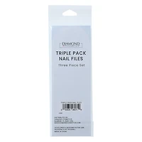 3-piece glitter nail files set