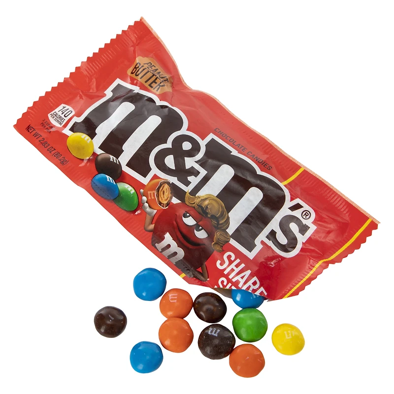 m&m's® peanut butter chocolate candies share size 2.83oz