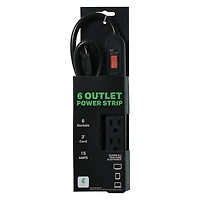 6-outlet power strip 3ft long