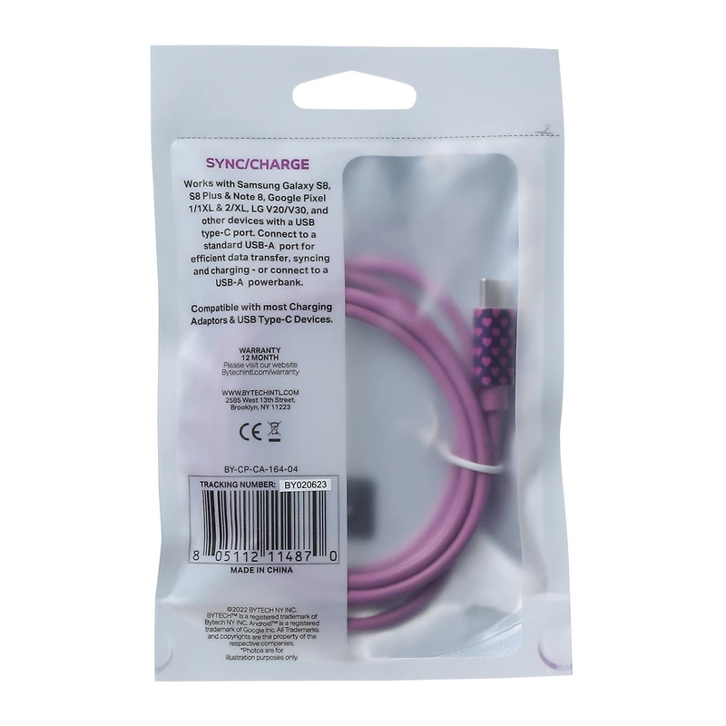 4ft USB-C Pattern Cable