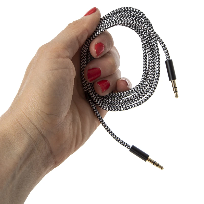 6ft braided 3.5mm aux cable