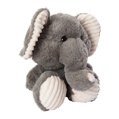 sitting wild animal plush 8in