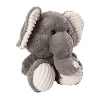 sitting wild animal plush 8in