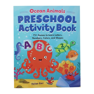 ocean animals preschool activity book