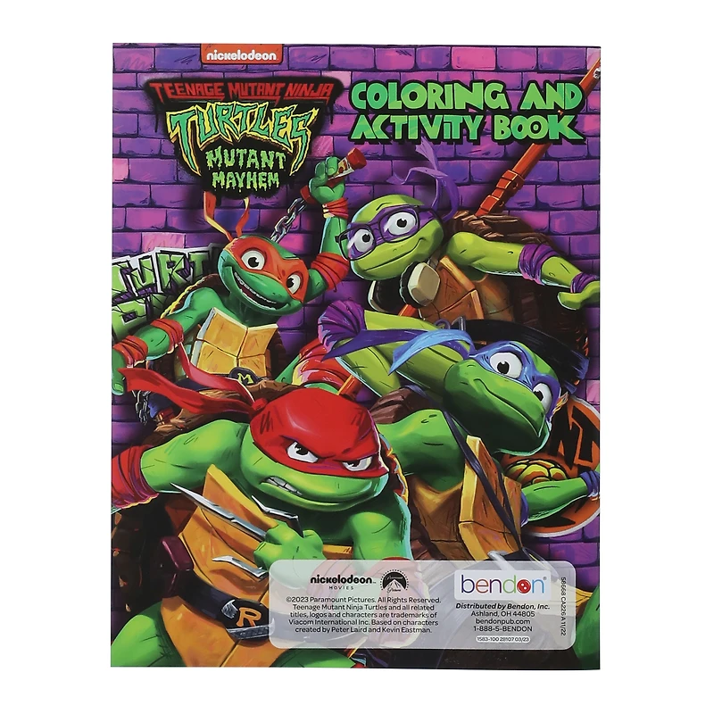 teenage mutant ninja turtles super activity kit 20-piece