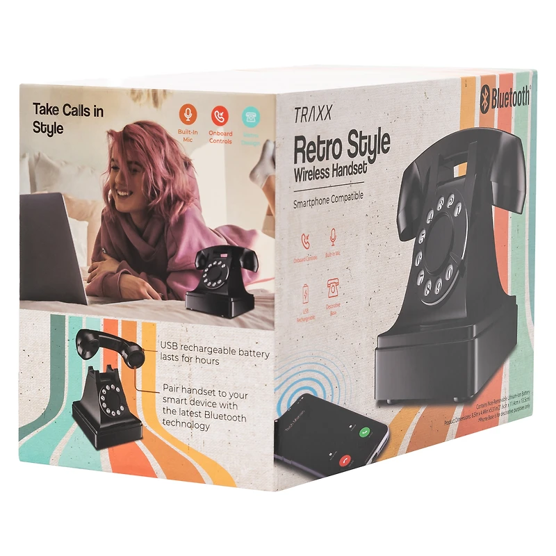 retro phone bluetooth wireless handset