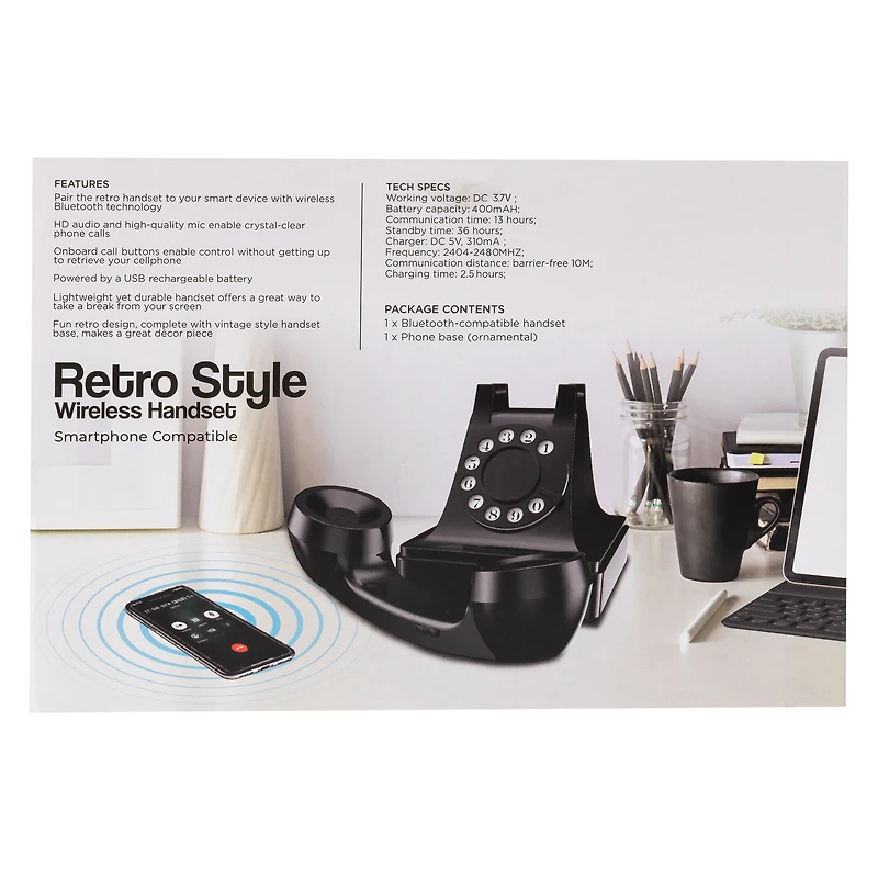 retro phone bluetooth wireless handset