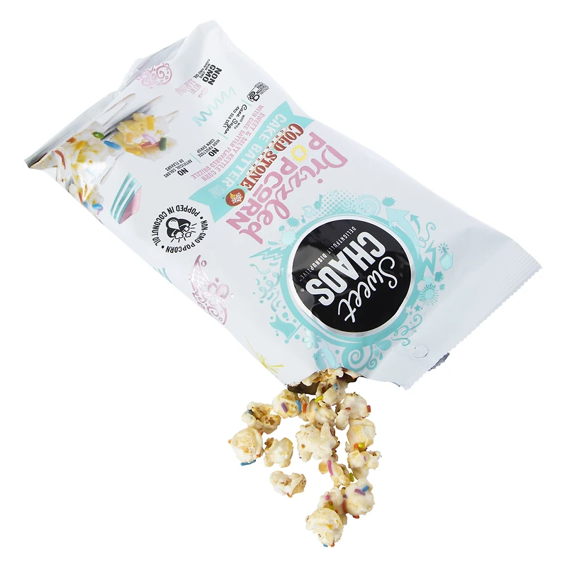 sweet chaos® cold stone™ cake batter drizzled popcorn 5.5oz
