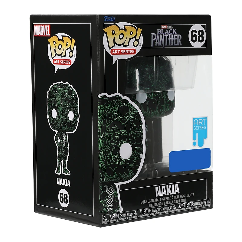 Funko Pop! Art Series Black Panther Nakia bobble-head figure