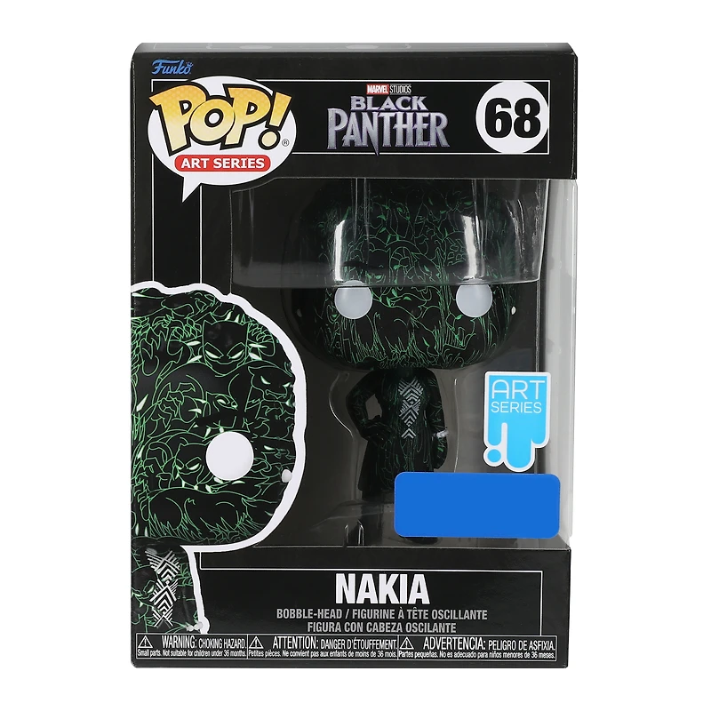 Funko Pop! Art Series Black Panther Nakia bobble-head figure