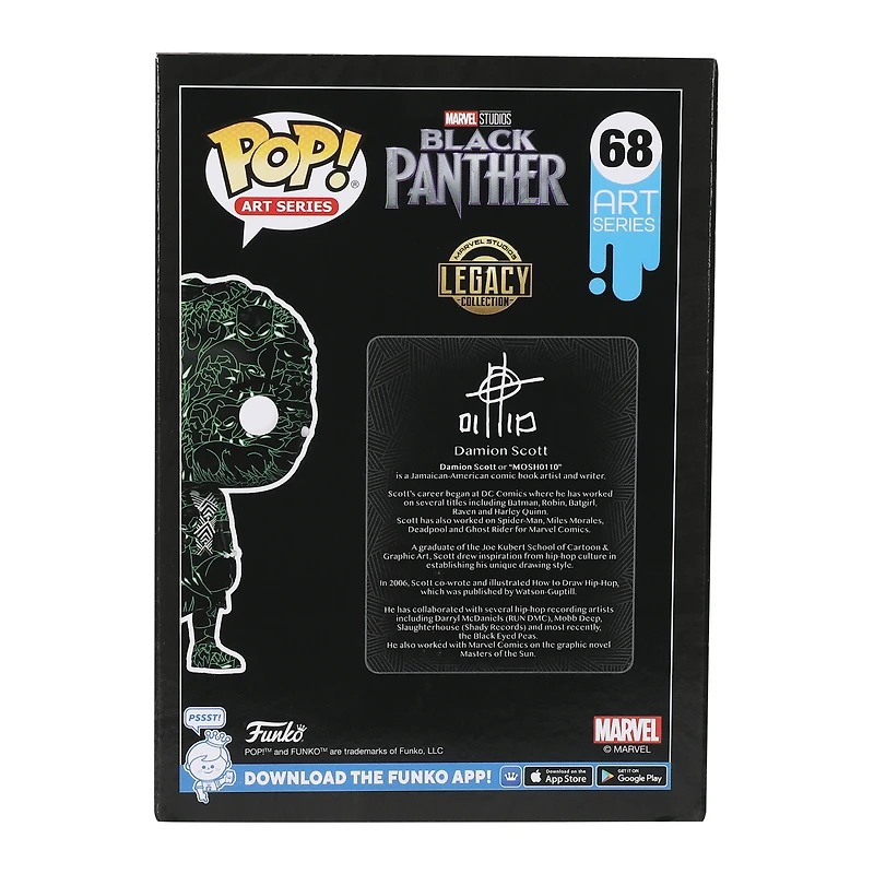 Funko Pop! Art Series Black Panther Nakia bobble-head figure