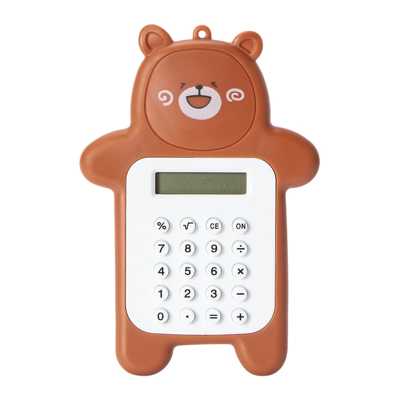 bear shaped mini calculator